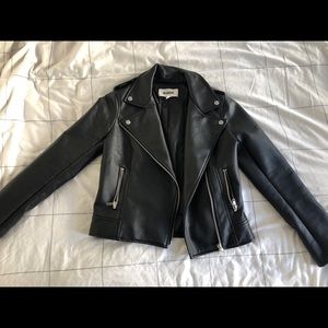 BB Dakota Faux Leather Moto Jacket